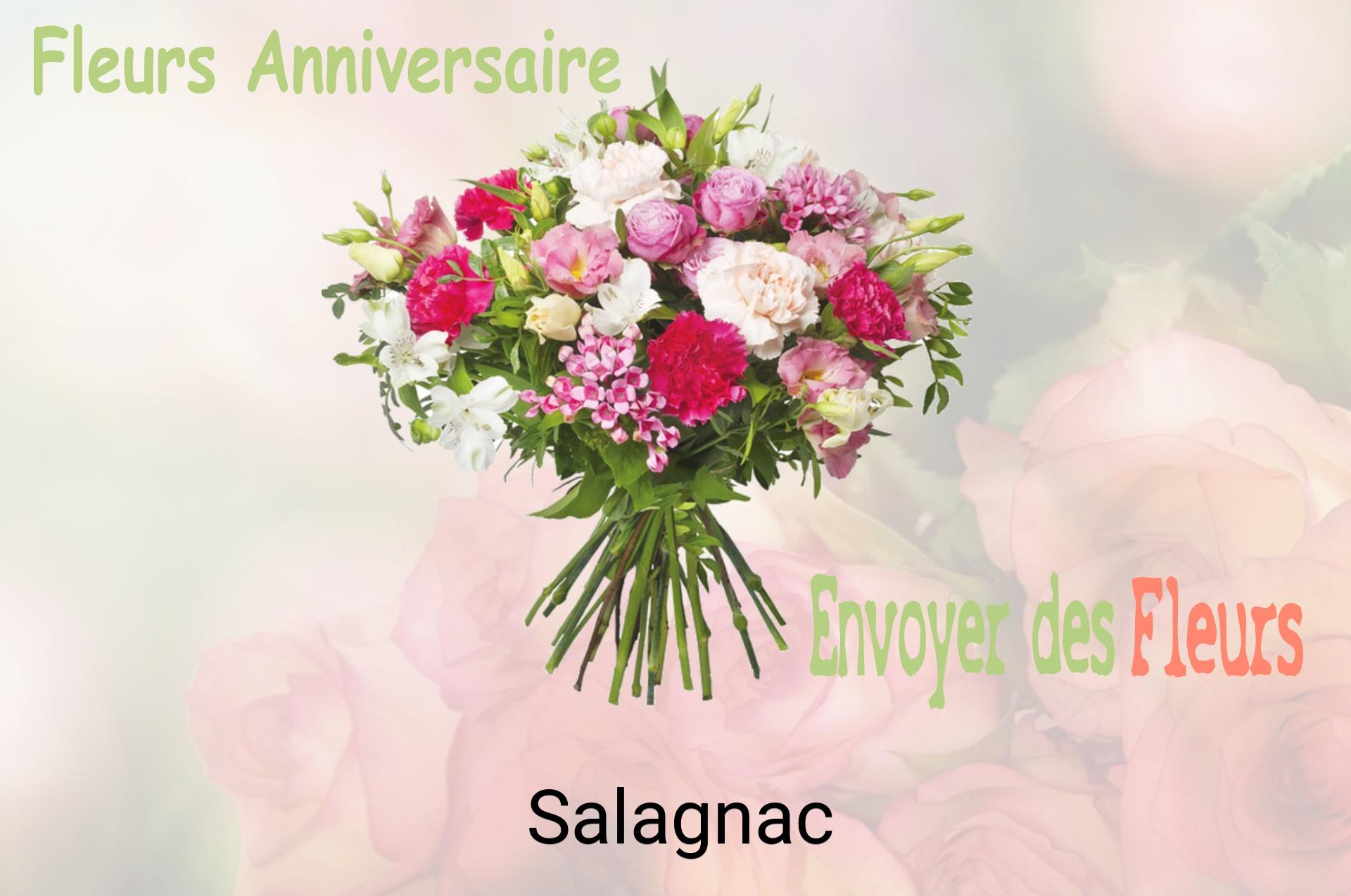 Bouquet de fleurs d’anniversaire livré à Salagnac